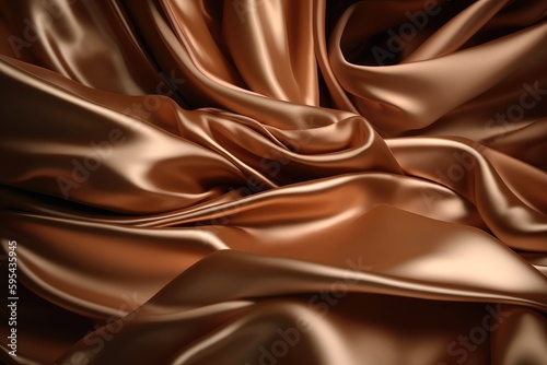 Lustrous and polished satin background._