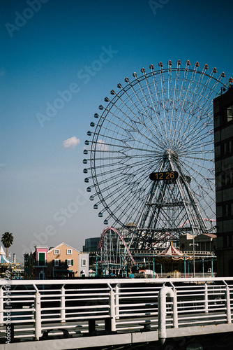 Fototapeta Naklejka Na Ścianę i Meble -  Amusement parks in Yokohama, Japan