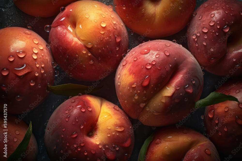 apples with drops apples with drops