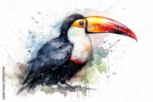toucan on a branch © Man888