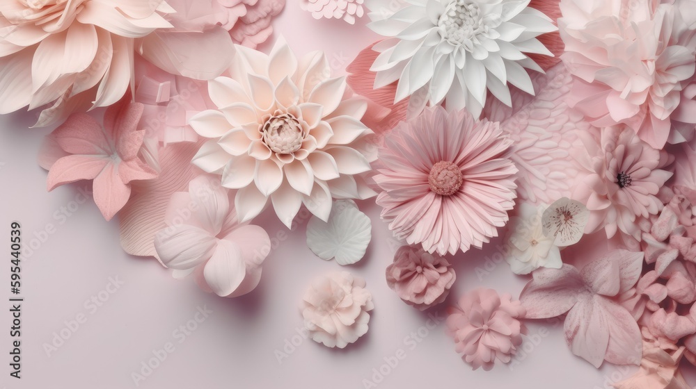 Obraz premium Beautiful flowers spread out