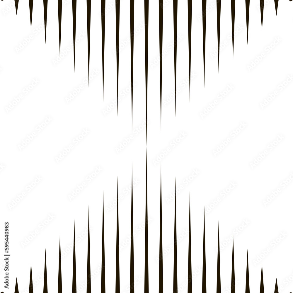 Black and white template with striped pattern