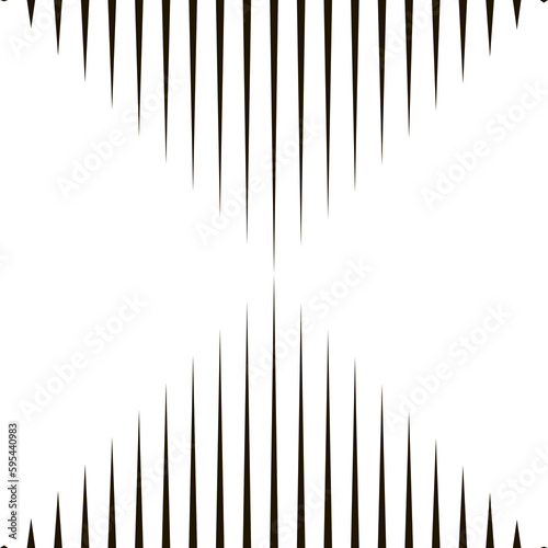Black and white template with striped pattern