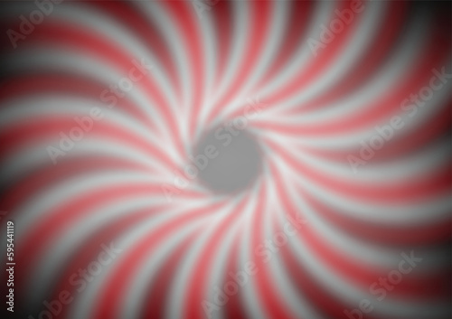 Red and Gray waves. Spin illusion. Optical illusion of movement.