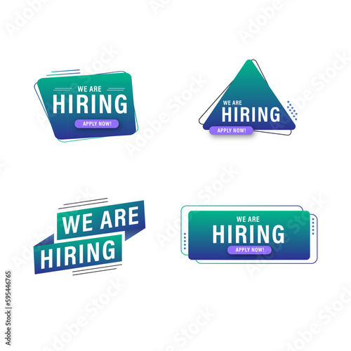 job vacancy banner we are hiring baner collection