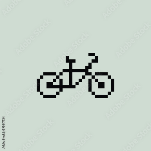 pixel art bicycle icon using black color icon,good for your project and business.