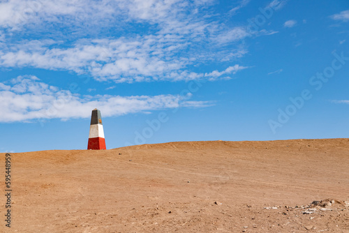 monolith in the Atacama desert