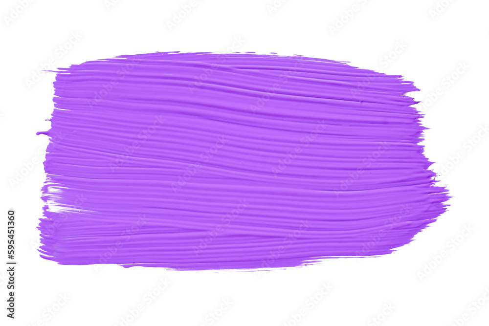 Fototapeta premium Shiny purple brush isolated on transparent background. purple watercolor png