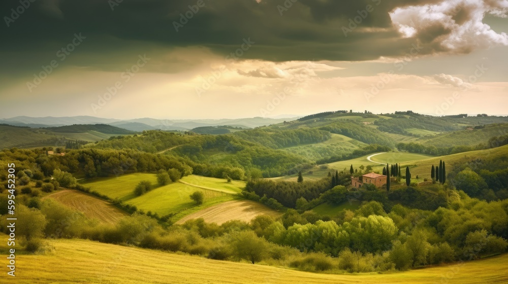 Countryside in Tuscany Italy