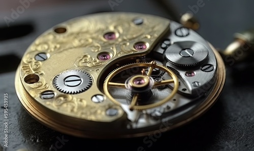 Expert repair of vintage watch gears ensures accurate timekeeping Creating using generative AI tools