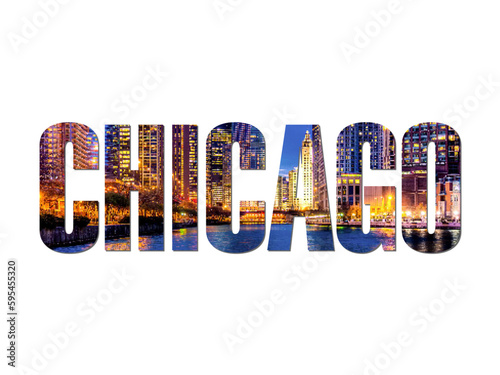 Chicago text and image masking