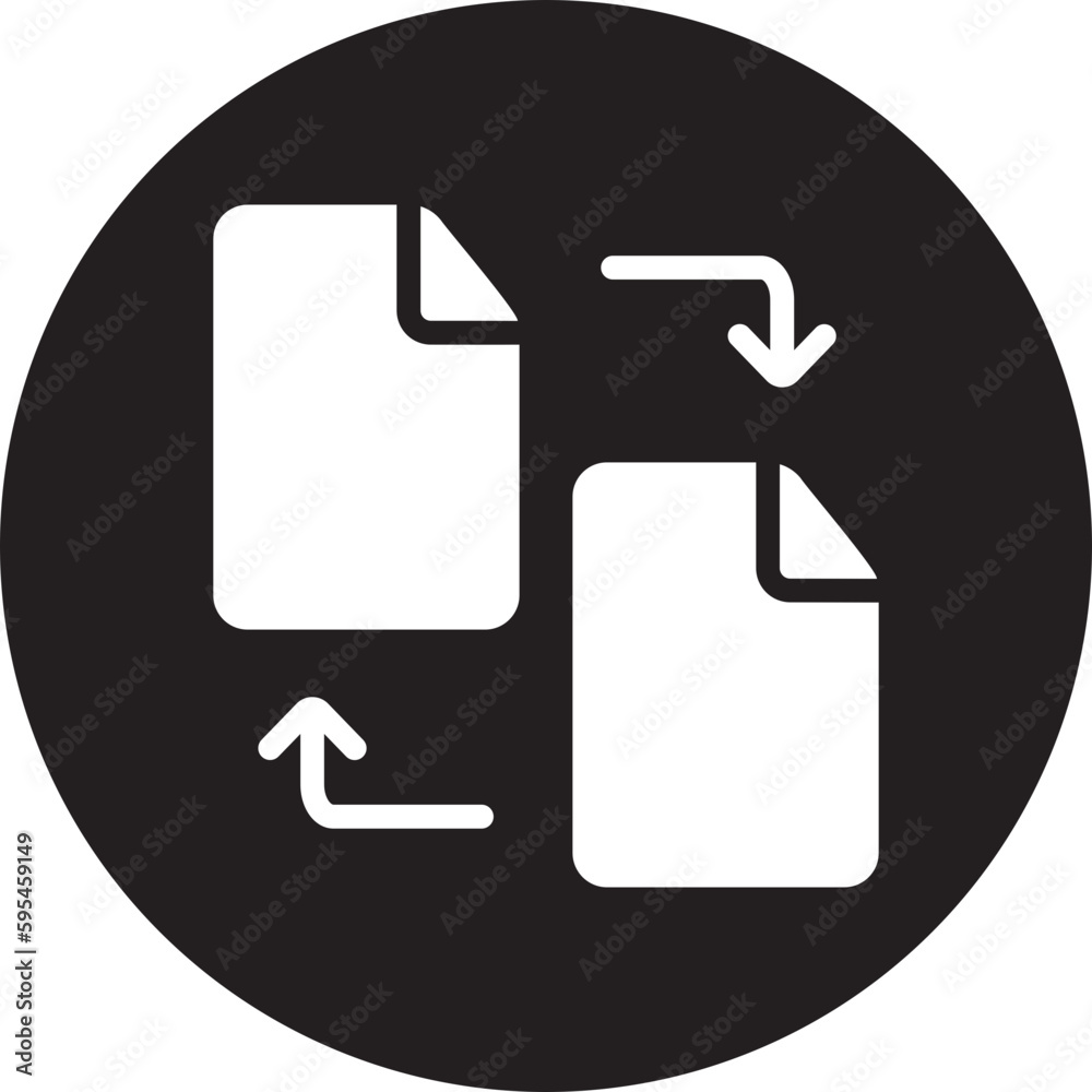 data transfer glyph icon data transfer glyph icon