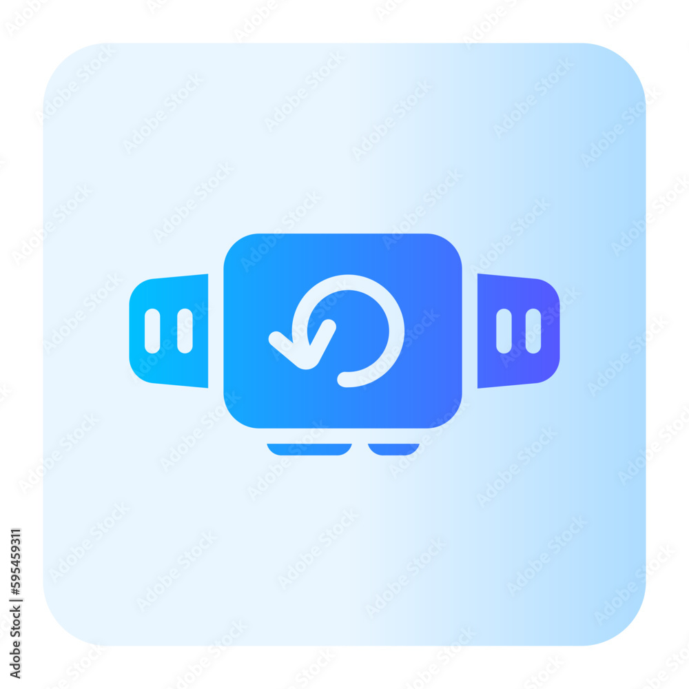 smartwatch gradient icon smartwatch gradient icon