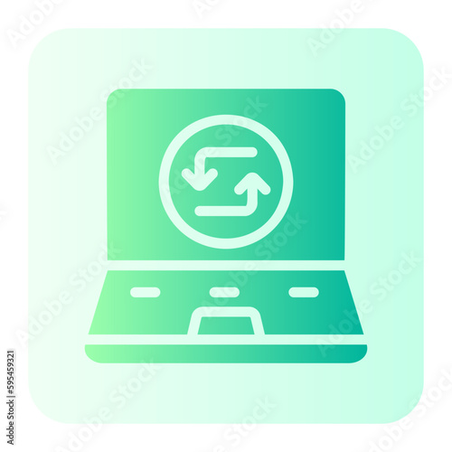 synchronize gradient icon