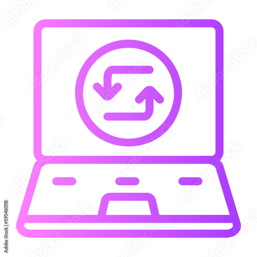synchronize gradient icon