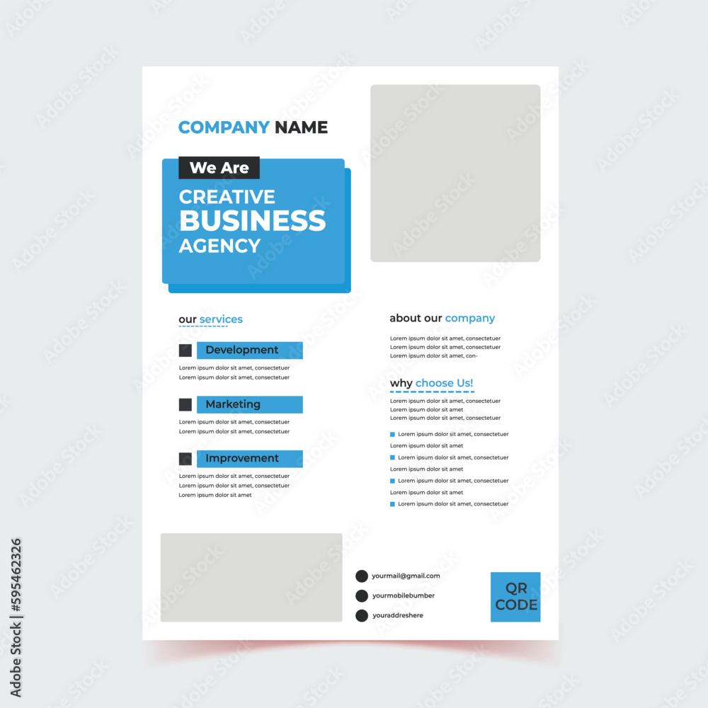 digital marketing agency flyer, creative marketing agency flayer design, vector, corporate business flyer template design, flayer design, business marketing flyer