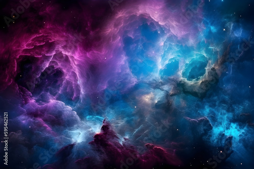 Huge Nebula and stars © Lim