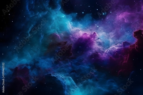 Huge Nebula and stars © Lim