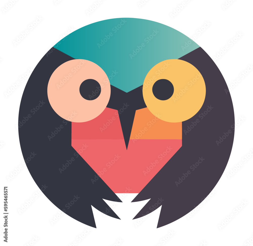 Obraz premium owl logo