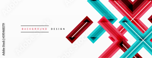 Cross line background minimal geometric template. Design for wallpaper, banner, background, landing page, wall art, invitation, prints, posters