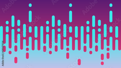 Equalization sound wave lines colorful vector illustration background