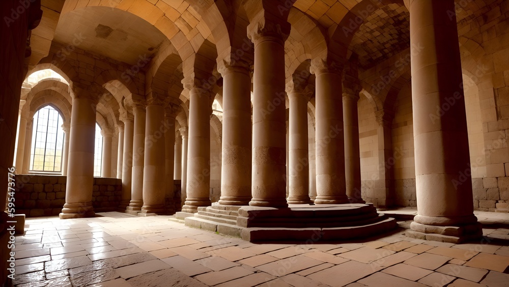 A stunning ancient cistern carved out of stone 