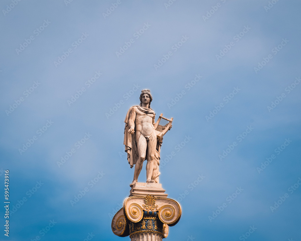 Greek sculpture of the god Apollo Greek sculpture of the god Apollo
