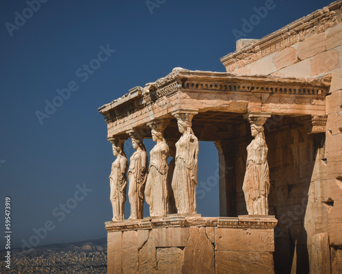 caryatids of acropolis of athens