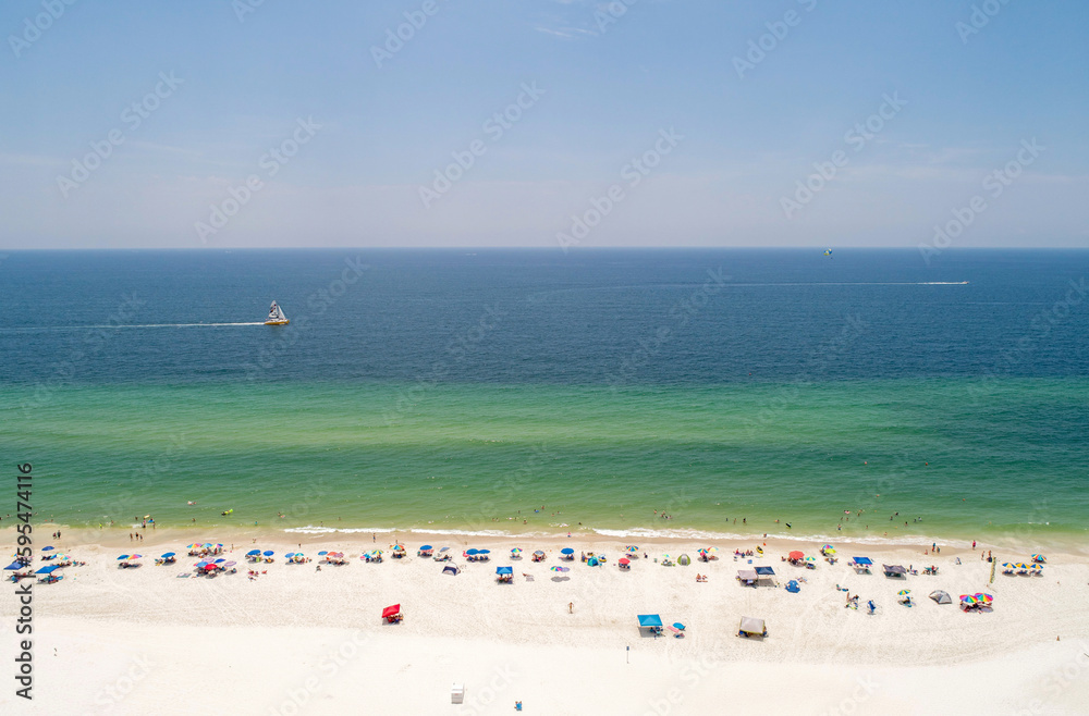 Aerial view of Gulf Shores, Alabama Aerial view of Gulf Shores, Alabama