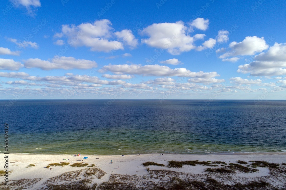 Aerial view of Perdido Key Beach, Florida