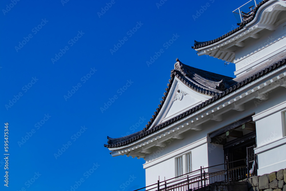 Odawara castle in Kanagawa telephoto shot Odawara castle in Kanagawa telephoto shot