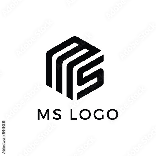MS initial logo design 
