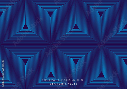 pyramid triangle arrow shape cobault blue background for advertisment banner poster technology enviroment organic nature vector eps.