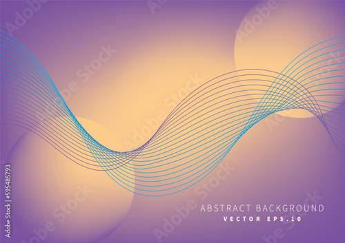 striped line ribbon aurora ribbon background for advertisment banner poster technology enviroment organic nature vector eps.