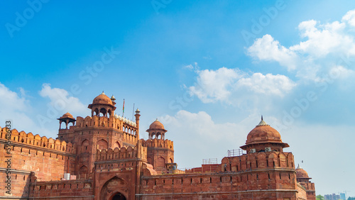 Red Fort also known as Lal Qila is located in New Delhi, India, UNESCO World Heritage Sites photo