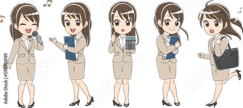 スーツの女性