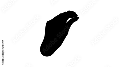 human hand holding a medicine pill