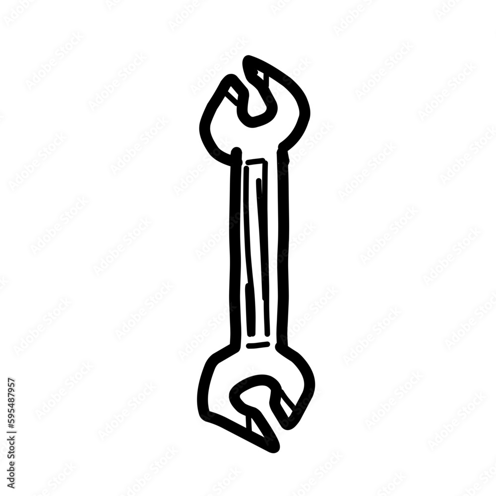 House Remodel Doodle Icon 