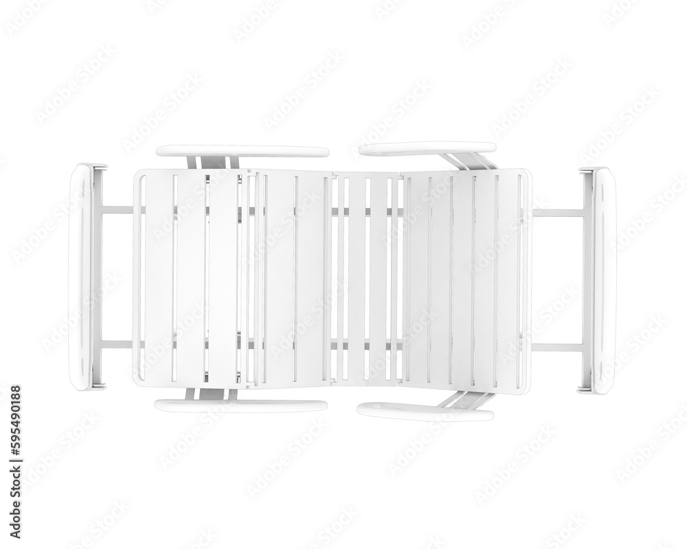 Hospital bed isolated on transparent background. 3d rendering - illustration Hospital bed isolated on transparent background. 3d rendering - illustration