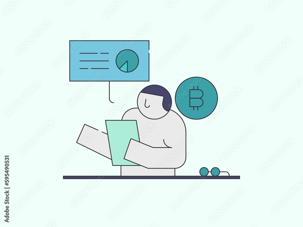 A person planning on his investment on bitcoin , trading, bitcoin mining, success, goal, entrepreneurship
A person planning on his investment on bitcoin , trading, bitcoin mining, success, goal, entrepreneurship