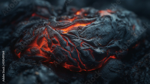 Fiery Depths: Exploring the Texture of Lava