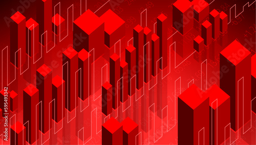 Finance et Histogrammes - Rouge