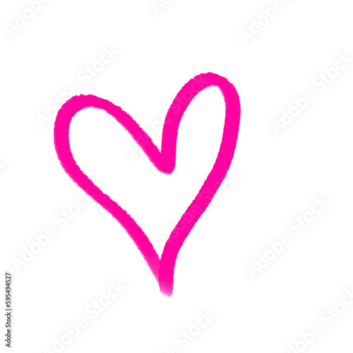 Pink love icon