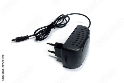 AC adapter, charger isolated on white background