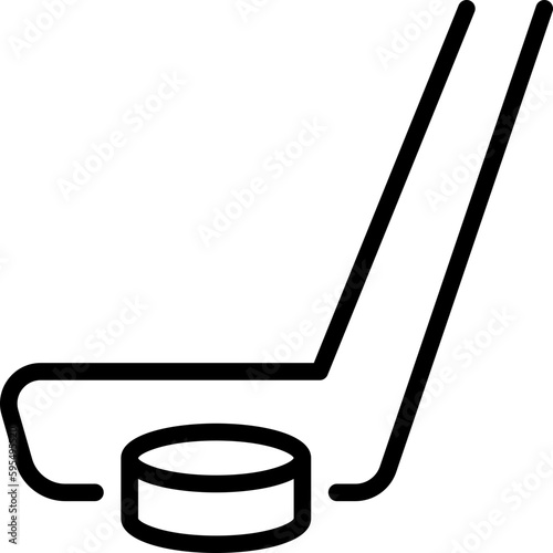 Photography ice hockey icon