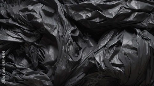 plastic texture materials crumpled dark Generative AI