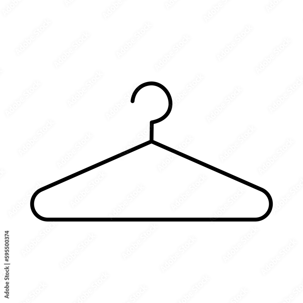 Hanger icon isolate on transparent background. Hanger icon isolate on transparent background.