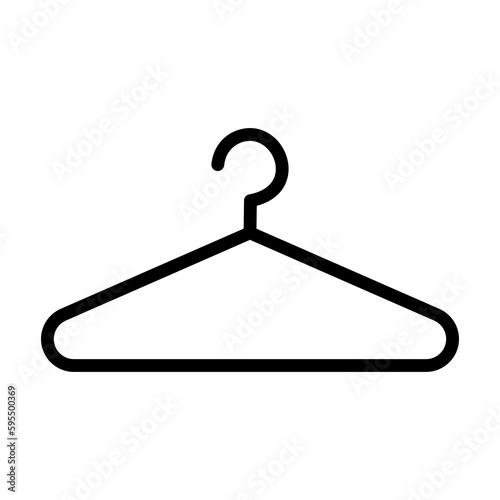 Hanger icon isolate on transparent background.
