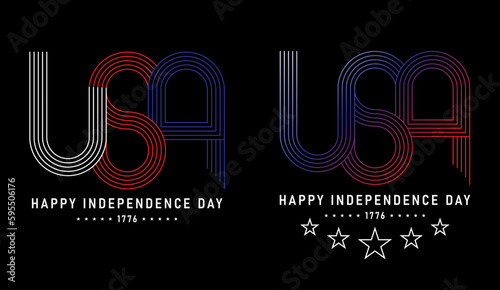 USA- Happy Independence Day, 4th of July, USA t-shirt design