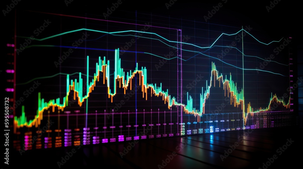 AI Generated. AI Generative. Finance stock forex graph marketing money trend volume income go up and down. Can be used for illustration of analysis finance statements. Graphic Art Illustration. AI Generated. AI Generative. Finance stock forex graph marketing money trend volume income go up and down. Can be used for illustration of analysis finance statements. Graphic Art Illustration.